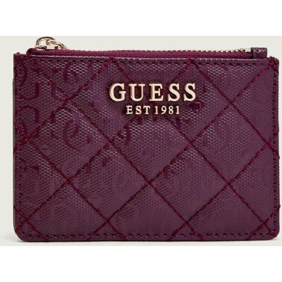Guess Etui na karty IDRA bordowy OS Guess Etui na karty IDRA bordowy OS