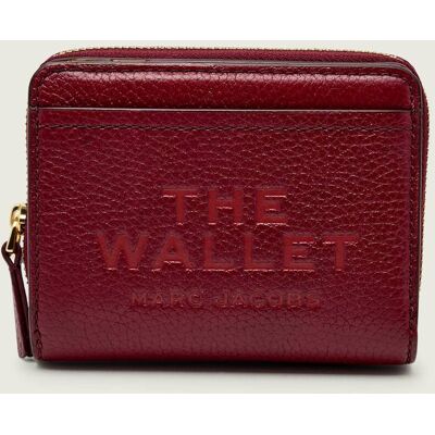 Marc Jacobs Skórzany portfel THE WALLET bordowy OS Marc Jacobs Skórzany portfel THE WALLET bordowy OS