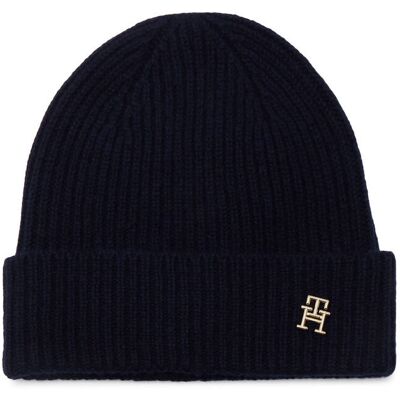 Tommy Hilfiger Kaszmirowa czapka granatowy OS Tommy Hilfiger Kaszmirowa czapka granatowy OS