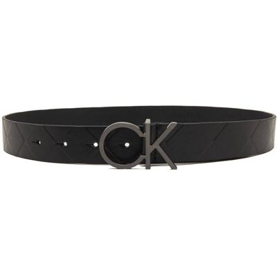 Calvin Klein Skórzany pasek czarny 95 Calvin Klein Skórzany pasek czarny 95