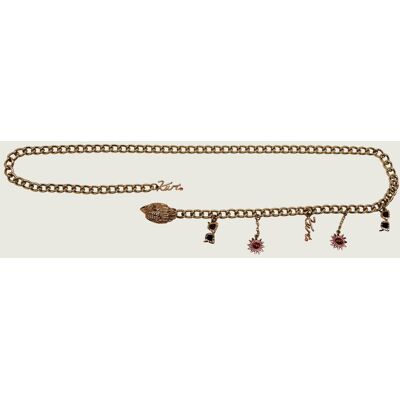 Kurt Geiger Pasek SUMMER CHARM złoty M/L Kurt Geiger Pasek SUMMER CHARM złoty M/L