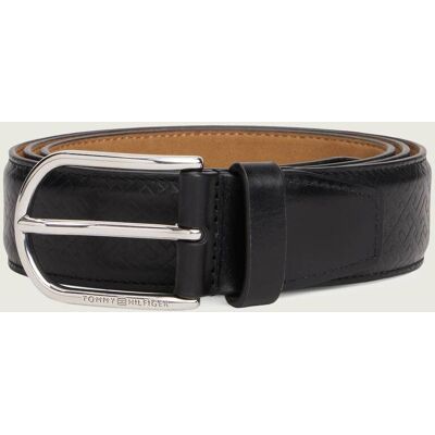 Tommy Hilfiger Skórzany pasek TH BUSINESS czarny 90 Tommy Hilfiger Skórzany pasek TH BUSINESS czarny 90