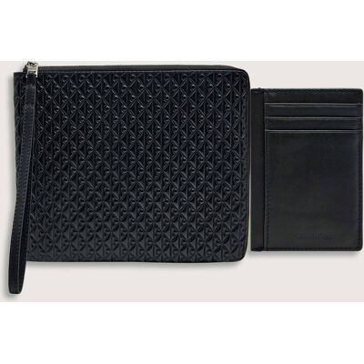 Calvin Klein Skórzane saszetki + etui na karty czarny OS Calvin Klein Skórzane saszetki + etui na karty czarny OS
