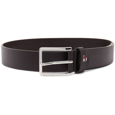 Tommy Hilfiger Skórzany pasek OLIVER 3.5 ADJ brązowy 90 Tommy Hilfiger Skórzany pasek OLIVER 3.5 ADJ brązowy 90