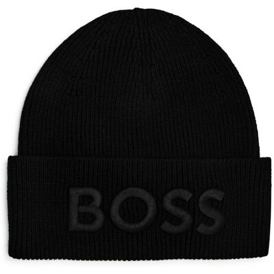 Boss ORANGE Wełniana czapka Afox_R czarny OS Boss ORANGE Wełniana czapka Afox_R czarny OS