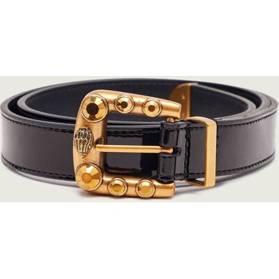 Kurt Geiger Skórzany pasek Maddox czarny S/M Kurt Geiger Skórzany pasek Maddox czarny S/M