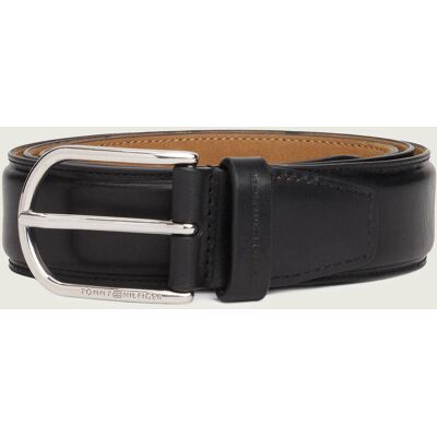 Tommy Hilfiger Skórzany pasek TH BUSINESS czarny 110 Tommy Hilfiger Skórzany pasek TH BUSINESS czarny 110