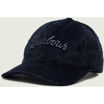 Barbour Bejsbolówka Ivybridge sztruks granatowy OS Barbour Bejsbolówka Ivybridge sztruks granatowy OS