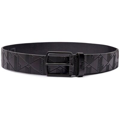 Lacoste Skórzany pasek czarny 85 Lacoste Skórzany pasek czarny 85