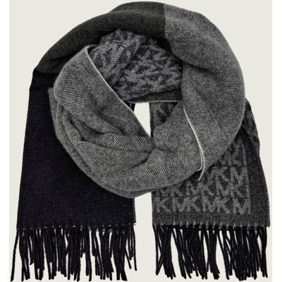 Michael Kors Wełniany szal szary OS Michael Kors Wełniany szal szary OS