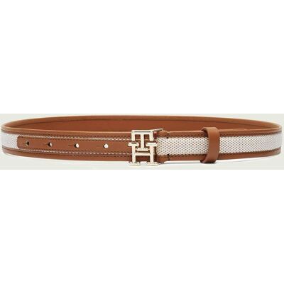 Tommy Hilfiger Skórzany pasek brązowy 100 Tommy Hilfiger Skórzany pasek brązowy 100