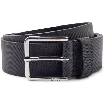 Boss BLACK Skórzany pasek Ther czarny 100 Boss BLACK Skórzany pasek Ther czarny 100