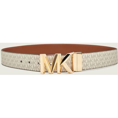 Michael Kors Dwustronny pasek biały S Michael Kors Dwustronny pasek biały S