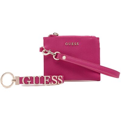 Guess Etui na karty różowy OS Guess Etui na karty różowy OS