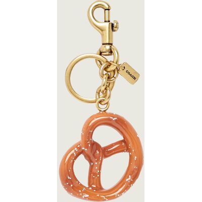Coach Brelok PRETZEL brązowy OS Coach Brelok PRETZEL brązowy OS