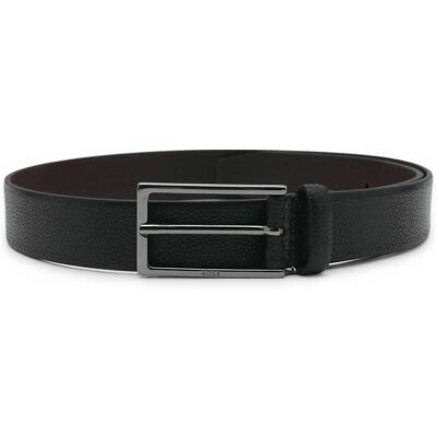 Boss BLACK Skórzany pasek Carmello czarny 105 Boss BLACK Skórzany pasek Carmello czarny 105