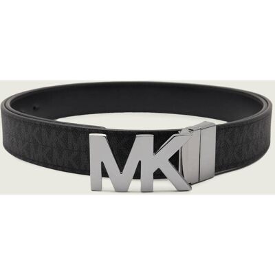 Michael Kors Skórzany dwustronny pasek czarny OS Michael Kors Skórzany dwustronny pasek czarny OS
