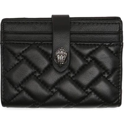Kurt Geiger Skórzane etui na karty MULTI CARD HOLDER czarny OS Kurt Geiger Skórzane etui na karty MULTI CARD HOLDER czarny OS