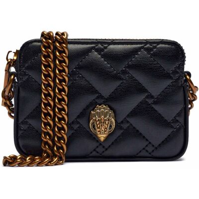 Kurt Geiger Listonoszka + etui na karty MICRO KENSINGTON czarny OS Kurt Geiger Listonoszka + etui na karty MICRO KENSINGTON czarny OS