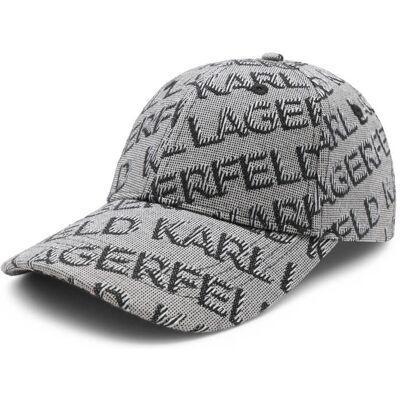 Karl Lagerfeld Bejsbolówka k/essential cap denim jkrd szary OS Karl Lagerfeld Bejsbolówka k/essential cap denim jkrd szary OS