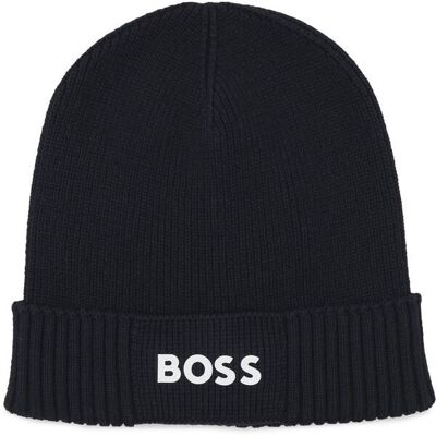 Boss GREEN Czapka Asic Beanie X z dodatkiem wełny granatowy OS Boss GREEN Czapka Asic Beanie X z dodatkiem wełny granatowy OS