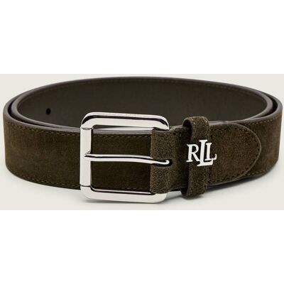 Polo Ralph Lauren LAUREN RALPH LAUREN Pasek zamsz oliwkowy XS Polo Ralph Lauren LAUREN RALPH LAUREN Pasek zamsz oliwkowy XS