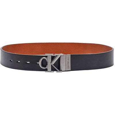 Calvin Klein Jeans Skórzany dwustronny pasek czarny 90 Calvin Klein Jeans Skórzany dwustronny pasek czarny 90