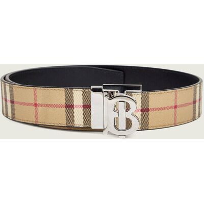 Burberry Dwustronny pasek beżowy 100 Burberry Dwustronny pasek beżowy 100