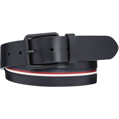 Tommy Hilfiger Skórzany pasek czarny 100 Tommy Hilfiger Skórzany pasek czarny 100
