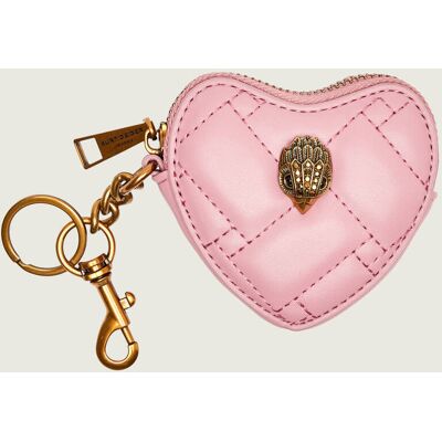 Kurt Geiger Brelok KENSINGTON HEART CHARM różowy OS Kurt Geiger Brelok KENSINGTON HEART CHARM różowy OS