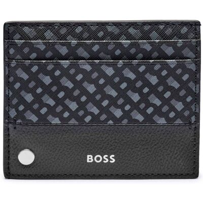 Boss BLACK Etui na karty Zair N_Double czarny OS Boss BLACK Etui na karty Zair N_Double czarny OS
