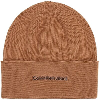 Calvin Klein Jeans Czapka brązowy OS Calvin Klein Jeans Czapka brązowy OS