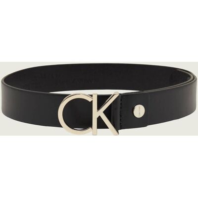Calvin Klein Skórzany pasek Logo czarny 85 Calvin Klein Skórzany pasek Logo czarny 85
