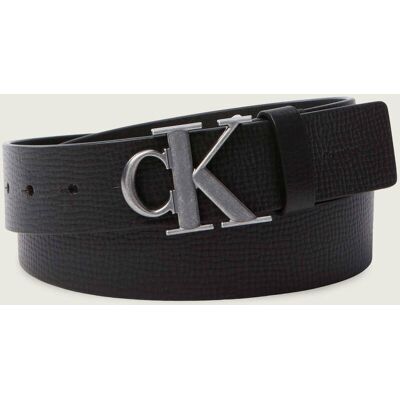 Calvin Klein Skórzany pasek FIXED czarny 85 Calvin Klein Skórzany pasek FIXED czarny 85