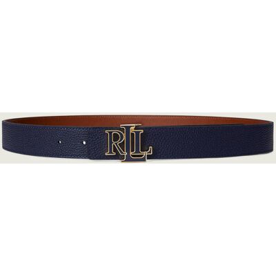 Polo Ralph Lauren LAUREN RALPH LAUREN Skórzany dwustronny pasek granatowy S Polo Ralph Lauren LAUREN RALPH LAUREN Skórzany dwustronny pasek granatowy S