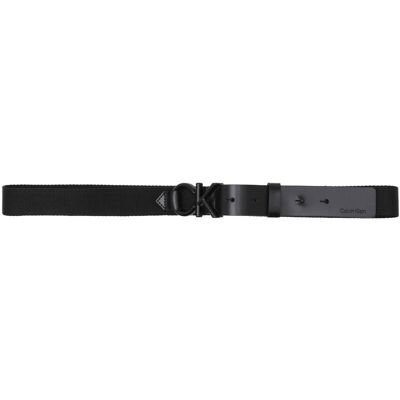 Calvin Klein Pasek CK METAL MINIMAL WEBBING 30MM czarny 100 Calvin Klein Pasek CK METAL MINIMAL WEBBING 30MM czarny 100