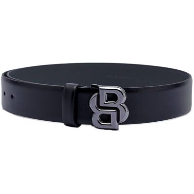 Boss BLACK Skórzany pasek czarny 85 Boss BLACK Skórzany pasek czarny 85