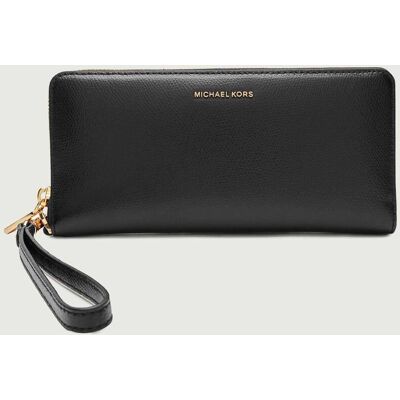 Michael Kors Skórzany portfel Jet Set Travel czarny OS Michael Kors Skórzany portfel Jet Set Travel czarny OS