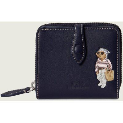 Polo Ralph Lauren Skórzany portfel granatowy OS Polo Ralph Lauren Skórzany portfel granatowy OS