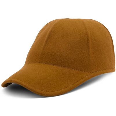 Marc Cain Wełniana bejsbolówka camel OS Marc Cain Wełniana bejsbolówka camel OS