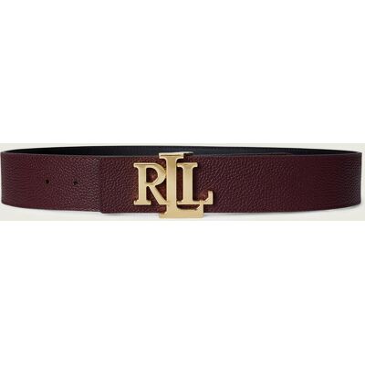 Polo Ralph Lauren LAUREN RALPH LAUREN Skórzany dwustronny pasek bordowy S Polo Ralph Lauren LAUREN RALPH LAUREN Skórzany dwustronny pasek bordowy S