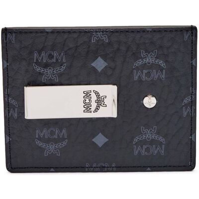 MCM Skórzane etui na karty AREN czarny OS MCM Skórzane etui na karty AREN czarny OS