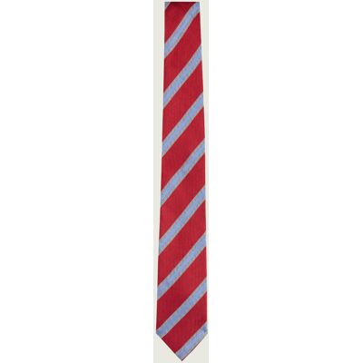 Tommy Hilfiger Jedwabny krawat TH x F.C. Liverpool czerwony OS Tommy Hilfiger Jedwabny krawat TH x F.C. Liverpool czerwony OS