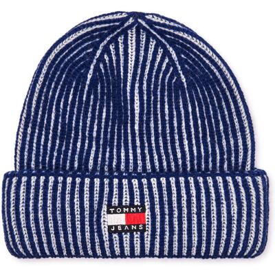 Tommy Jeans Czapka Heritage z dodatkiem wełny niebieski OS Tommy Jeans Czapka Heritage z dodatkiem wełny niebieski OS