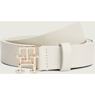 Tommy Hilfiger Skórzany pasek Modern biały 80 Tommy Hilfiger Skórzany pasek Modern biały 80