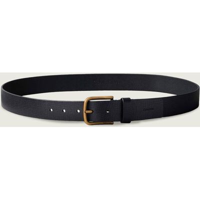 Calvin Klein Skórzany pasek FIXED czarny 110 Calvin Klein Skórzany pasek FIXED czarny 110