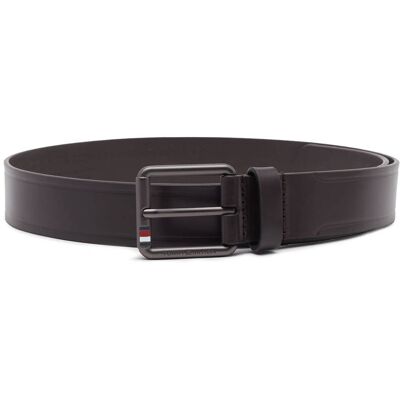 Tommy Hilfiger Skórzany pasek brązowy 90 Tommy Hilfiger Skórzany pasek brązowy 90