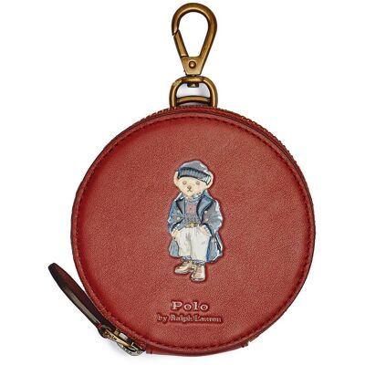Polo Ralph Lauren Skórzany portfel bordowy OS Polo Ralph Lauren Skórzany portfel bordowy OS