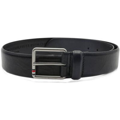 Tommy Hilfiger Skórzany pasek Casual Essential 4.0 czarny 85 Tommy Hilfiger Skórzany pasek Casual Essential 4.0 czarny 85