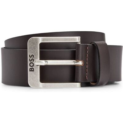 Boss BLACK Skórzany pasek Jemio_Sz brązowy 100 Boss BLACK Skórzany pasek Jemio_Sz brązowy 100